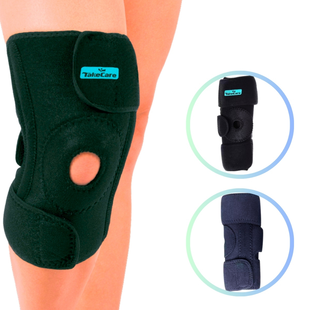 Joelheira Ajustável Ortopédica Neoprene Artrose Dor Joelho | Shopee Brasil