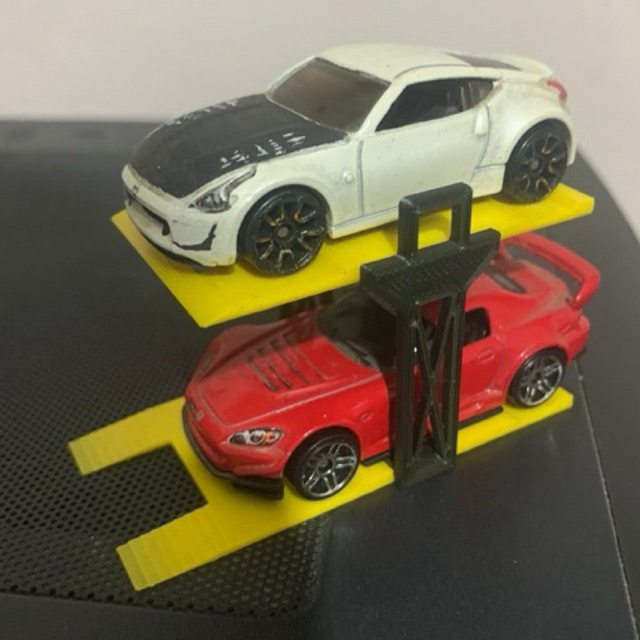 Elevador hotwheels diorama diecast 1:64 miniatura