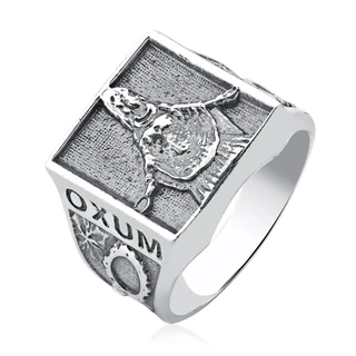 Anel Orixá de Prata 925 Oxum Envelhecido em Oferta na Shopee