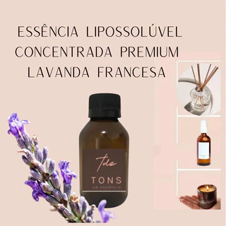 Essência concentrada Lavanda Francesa base óleo 100 ML