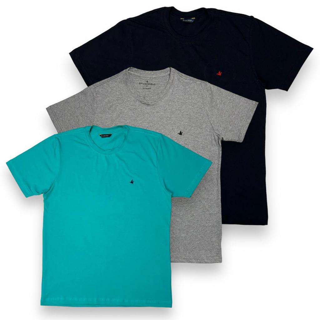 Kit Camisetas Masculina Brooksfield Original