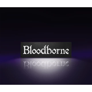 Luminária Gamer Exclusiva Bloodborne De Led Bivolt Para Setup Gamer