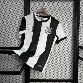 Camisa 3 do Corinthians Preto e Branco Torcedor 2024/25 Pronta Entrega