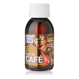 Óleo Capilar de Café NatuHair 60ml Brilho Intenso Antiqueda Crescimento Hidratação Nutrição Proteção Térmica Antifrizz