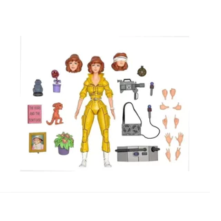 Action Figure Tartarugas Ninjas April Oneil Repórter Neca