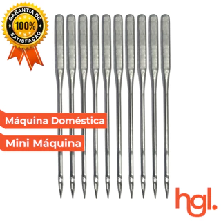 Agulha de Máquina de Costura Doméstica Mini Máquina Singer (10 unidades)