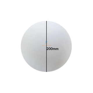 Bola Bolinha de Isopor 200mm Maciça Resistente Pacote com 3 Bolas Decoração Enfeite Trabalho Escolar