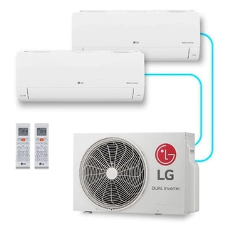 Ar Condicionado LG Dual Inverter Voice + AI Bi-Split Frio (Evaporadoras 9.000 + 9.000 BTU) 220V