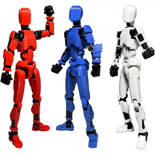 Boneco dummy 13 - totalmente articulado com variações de cores e com conjunto de armas