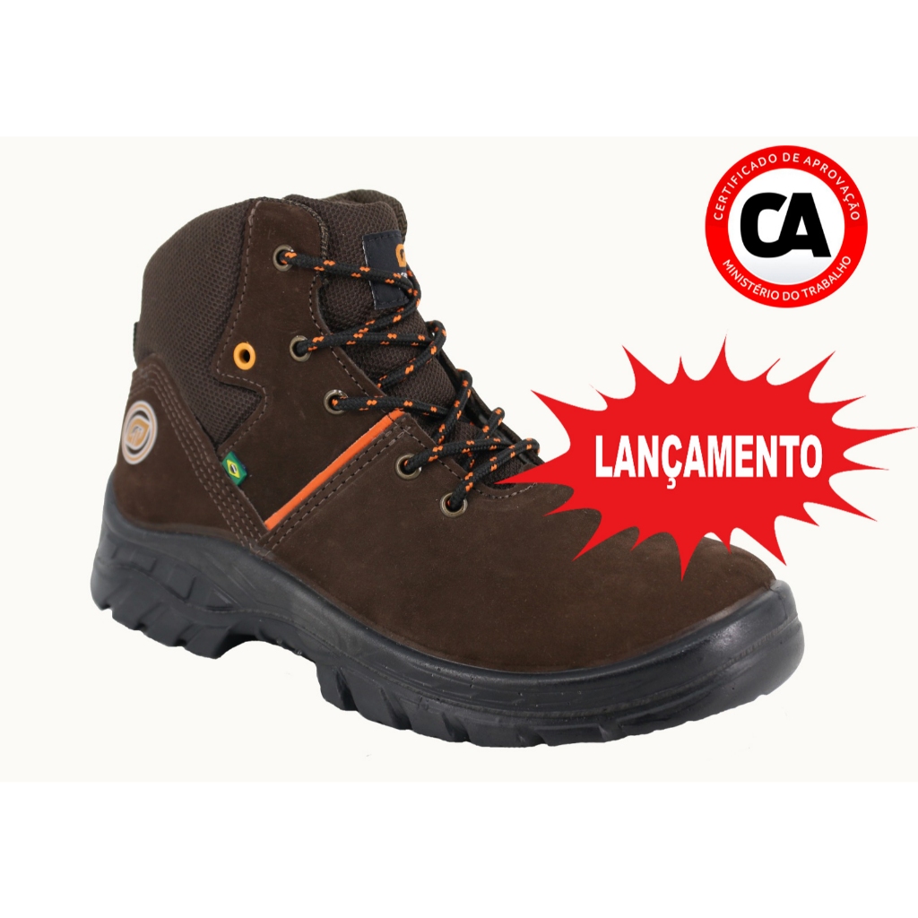 Bota de Segurança Confortável Com Bico de PVC e C.A ps-635 | Shopee Brasil
