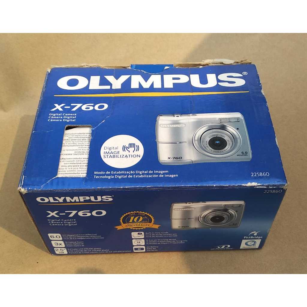 Câmera Digital Olympus X-760 6.0 MP Prata S/GARANTIA | Shopee Brasil