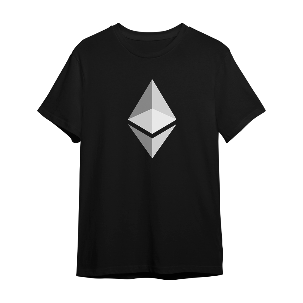 Camiseta Camisa Ethereum Crypto Black Coleção Casual Dtf Ref1635 ...