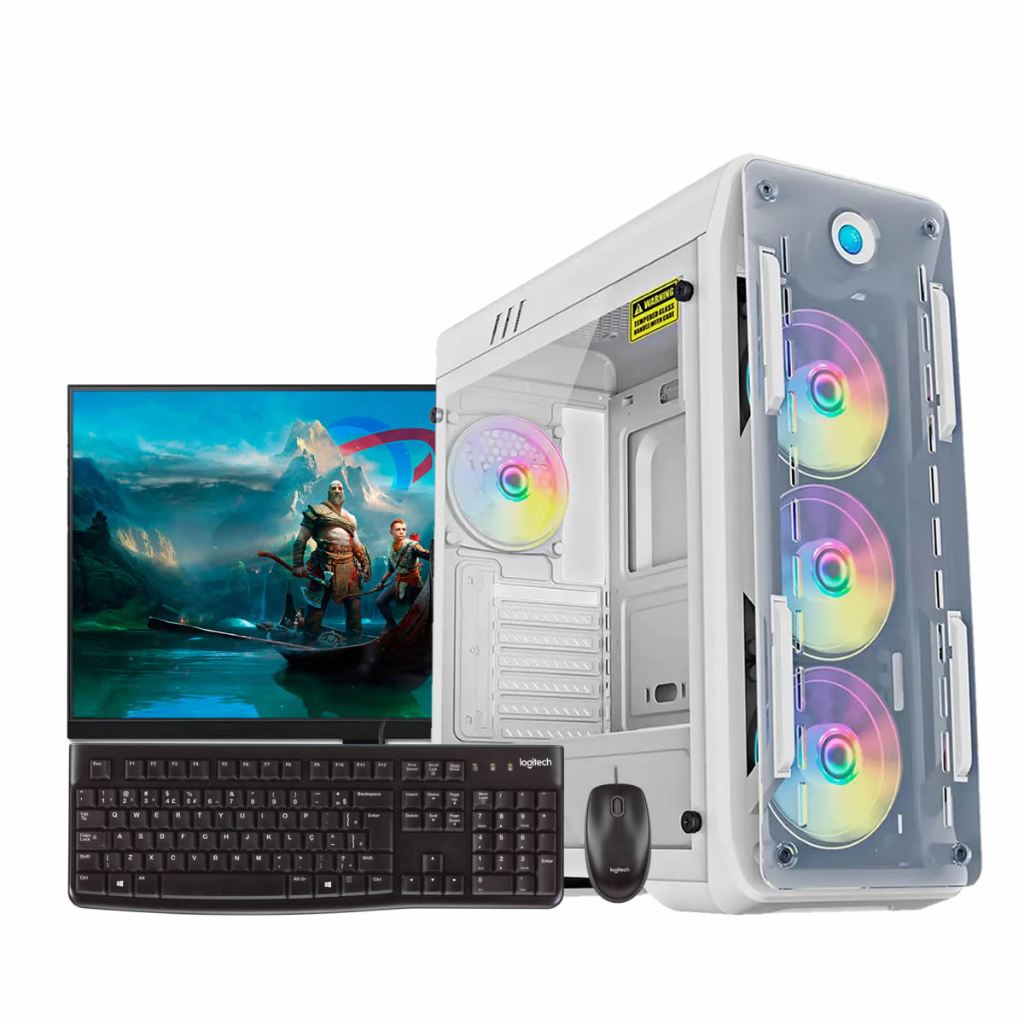 PC GAMER COMPLETO I7 10700F, 16GB RAM, NVME 1TB, RTX GEFORCE 3060 12GB, MONITOR 23, MK120, WI-FI AX1800 DUAL
