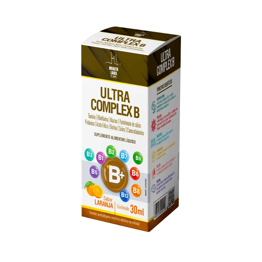 Ultra Complex B Adulto 30ml Laranja - Health Labs | Shopee Brasil
