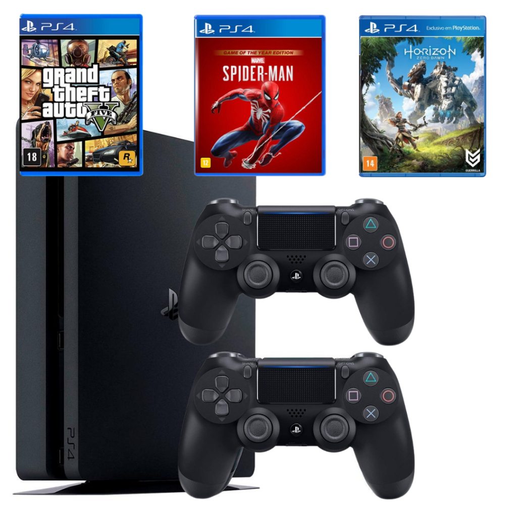 Playstation 4 Video game Ps4 1 tb Semi novo