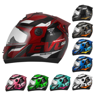Capacete Moto Fechado Pro Tork Evolution G8 Evo Feminino Masculino Viseira Cristal Transparente com Narigueira Esportivo