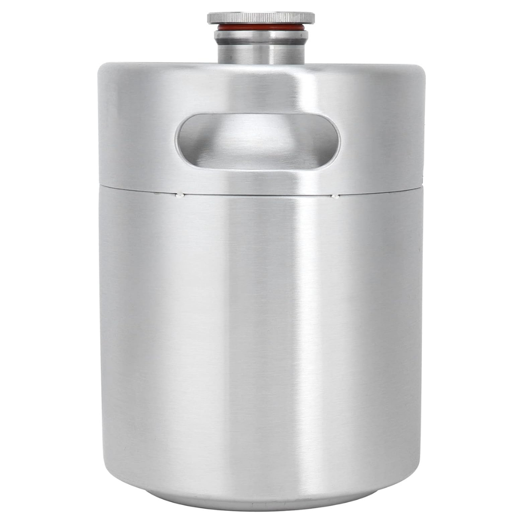Mini Keg 2l Inox Growler Inox Barril Chopp Cerveja | Shopee Brasil