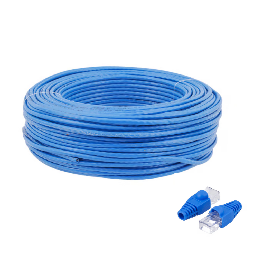 Cabo de Rede 130 Metros Cat5 Rj45 Internet Cftv Roteador Moden ...