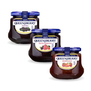 Geleia Queensberry Amora + Frutas Vermelhas + Morango 300g