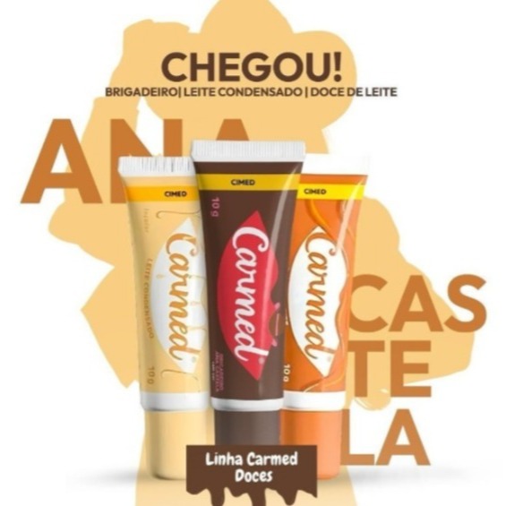 Carmed Ana Castela Brigadeiro, Doce de Leite e Leite Condensado - ESCOLHER SABOR PREÇO UNITARIO