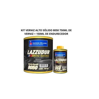 Verniz Pu 8050 Automotivo Lazzudur Kit 900ml Verniz + Endurecedor
