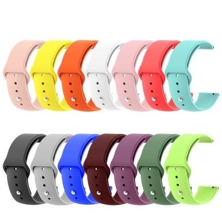 Pulseira de Silicone Para Smartwatch Encaixe Universal 22mm-Atacado