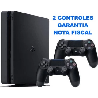 PS4 PlayStation 4 Slim 1TB + 2 Controles + Garantia + Nota Fiscal
