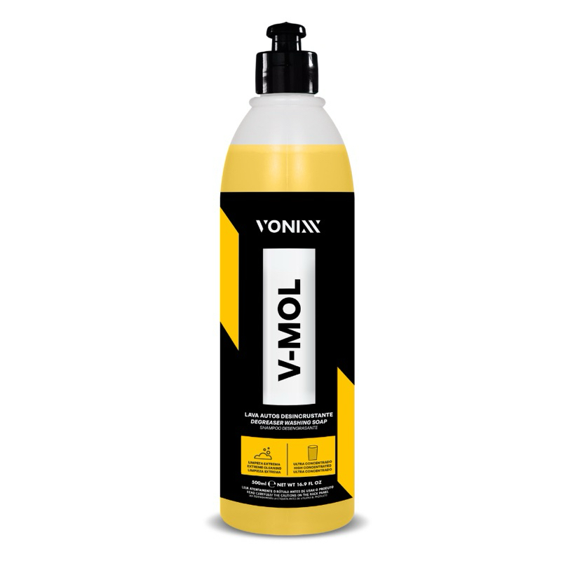 VONIXX V-MOL PRODUTO PARA LAVAR CARRO MOTO SHAMPOO 500ML