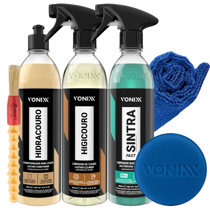 Kit Sintra Fast Vonixx Hidracouro e Higicouro Hidratante Higieniza e ...