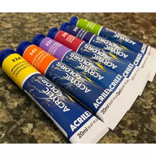 Tinta Acrílica Acrylic Colors Acrilex Bisnaga 20ml - 01 Unidade