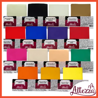 Massa de Biscuit Colorida 90g Altezza pc c/ 15 unds ** TODAS AS CORES** **FRETE GRÁTIS**