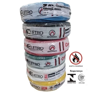 Fio Elétrico Cabo Flexível 1,5mm Inmetro 1 Metro Antichamas Oferta