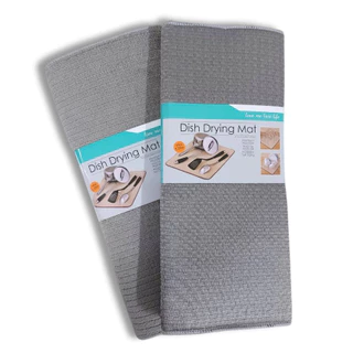 Kit 2un Escorredor de Louça Absorvente Tapete Para Louça Aparador