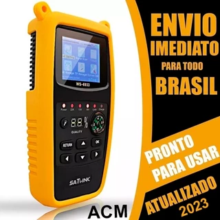 Localizador de satélite Satlink 6933 ACM Atualizado 2024 - Dvb-s2 ACM
