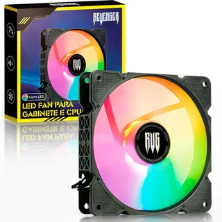 Cooler Fan RGB 120mm para Gabinete Led Revenger G-VR339