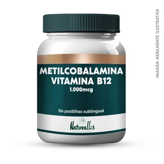 Metilcobalamina 1000mcg Vitamina B12 Pastilhas Sublinguais Vegano - 60 unidades em Oferta na Shopee