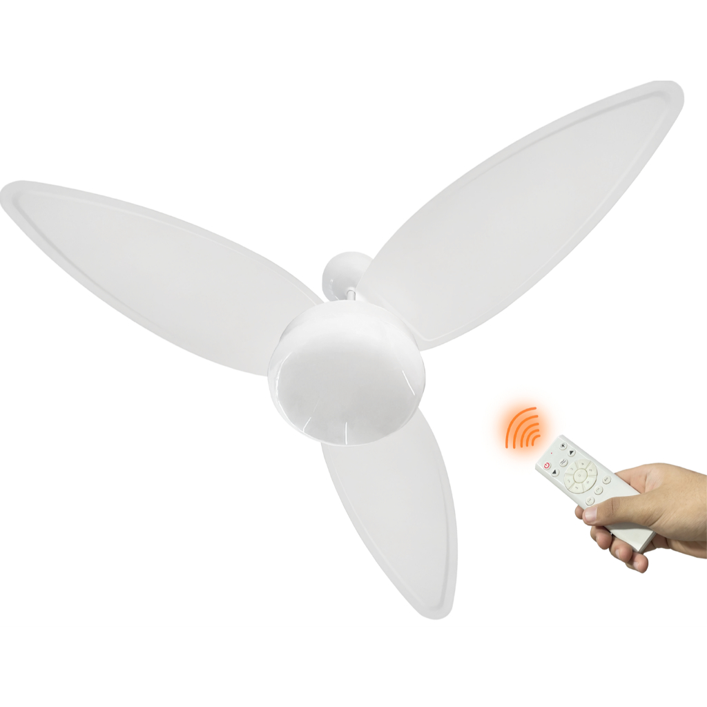 Ventilador Teto Zonda Inverter Para 2 Lâmpadas + Controle
