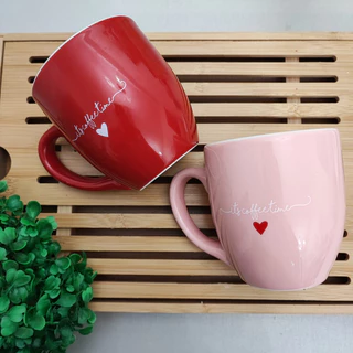 Canecas Chá Café Bebidas de Porcelana Lamour 300 ml