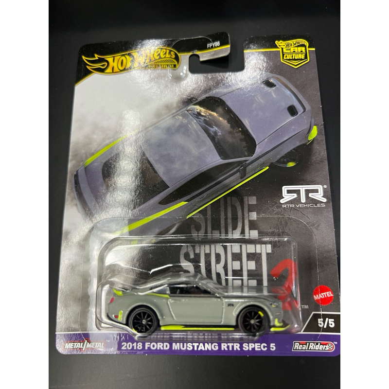 Hot Wheels Premium 2018 Ford Mustang RTR Spec 5