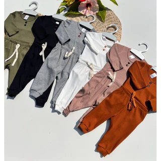 kit 8 pecas bebê Body e calça mijao Menino menina inverno