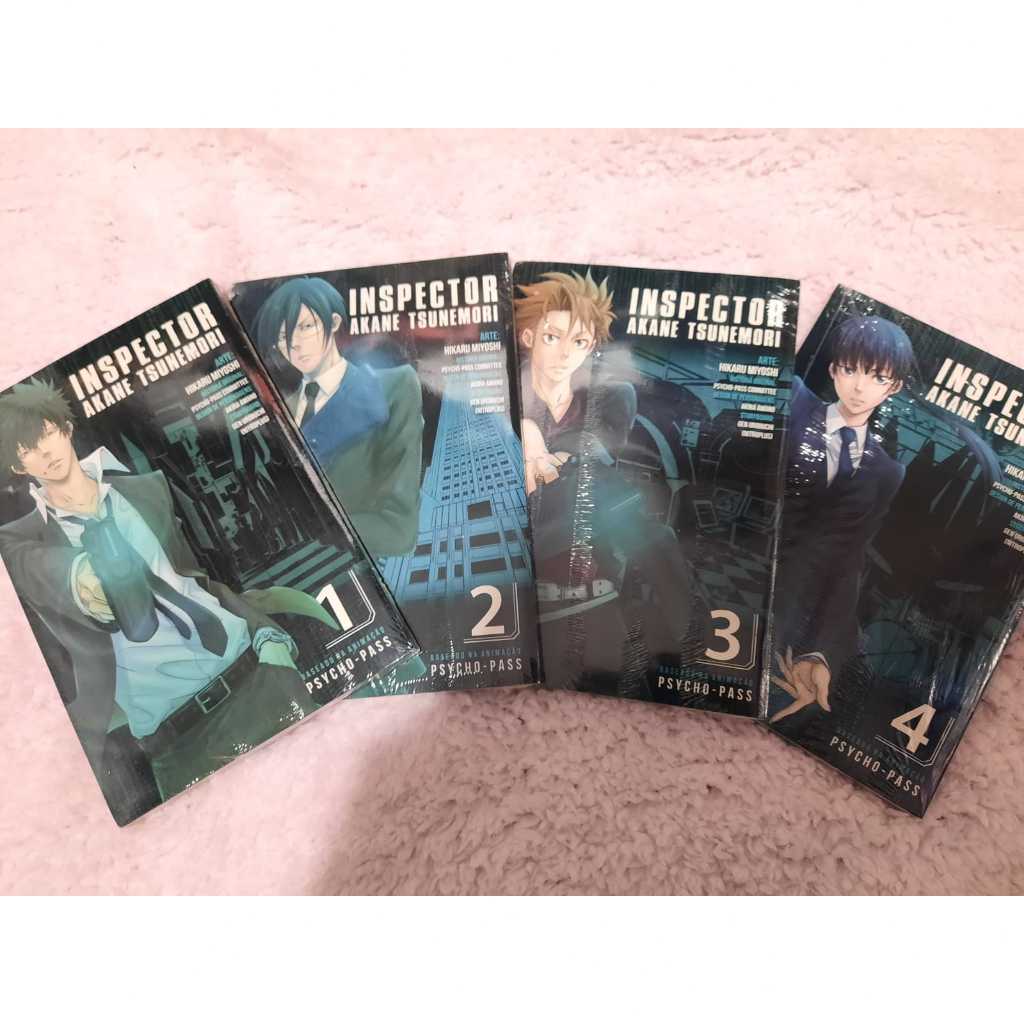 Mangá Inspector - Psycho-Pass - Volumes 1 a 4