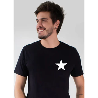 Camisa camiseta blusa Algodão Botafogo Estrela Futebol Fogão Oferta Promoção barato