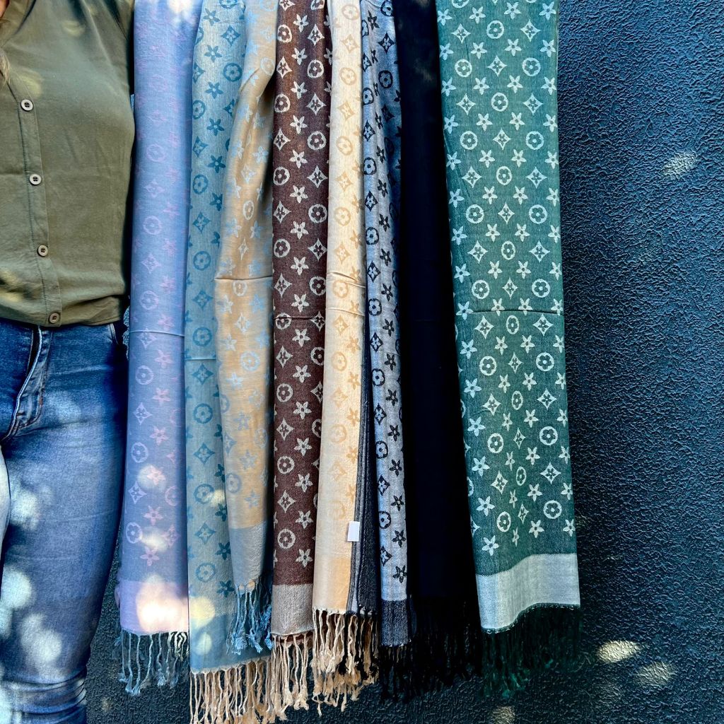 Lenço Estiloso Paschimina Feminino Masculino Encharpe Cachecol