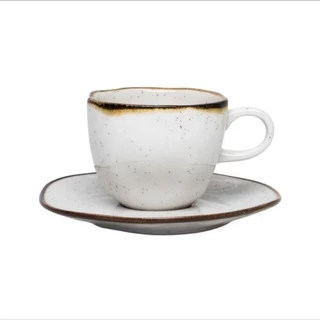 Conjunto 4 xícaras com Pires chá grande 200ml - Oxford Porcelanas
