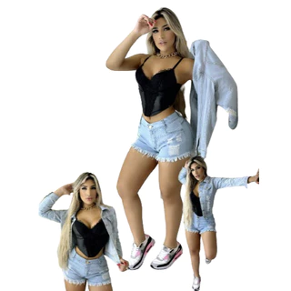 Jaqueta Jeans Feminina Oversized - Conforto e Estilo em um Só Produto!