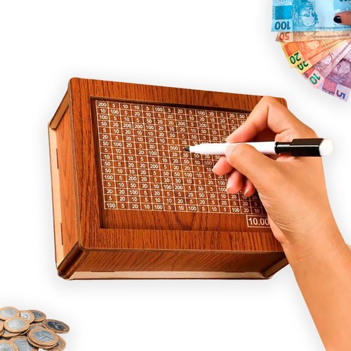 Woodbox Cofre Mágico - Poupe Usando O Método Japonês Kakebo