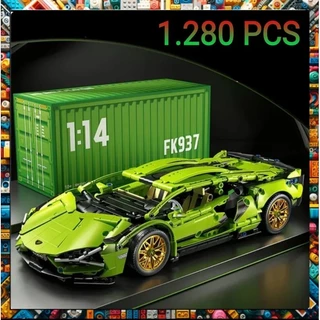 CARRINHO DE MONTAR E CONSTRUIR BRINQUEDO COM 1280 PCS