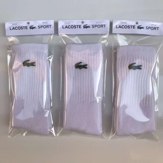 Promoção Kit Meias Lacoste Cano Alto