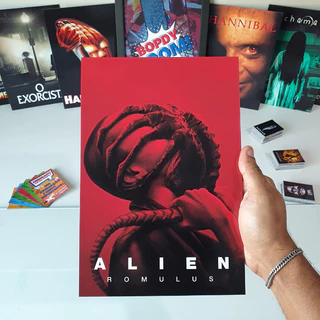 Alien Romulus Placa decorativa mdf quadro decoração presente / Filmes / Terror / Ficção Científica