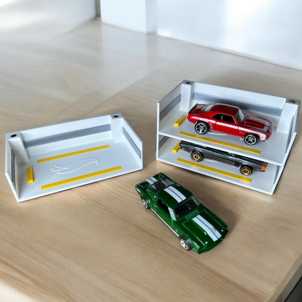 Kit Expositor Carrinhos Hotweels Modular Colecionáveis - 3 Unidades